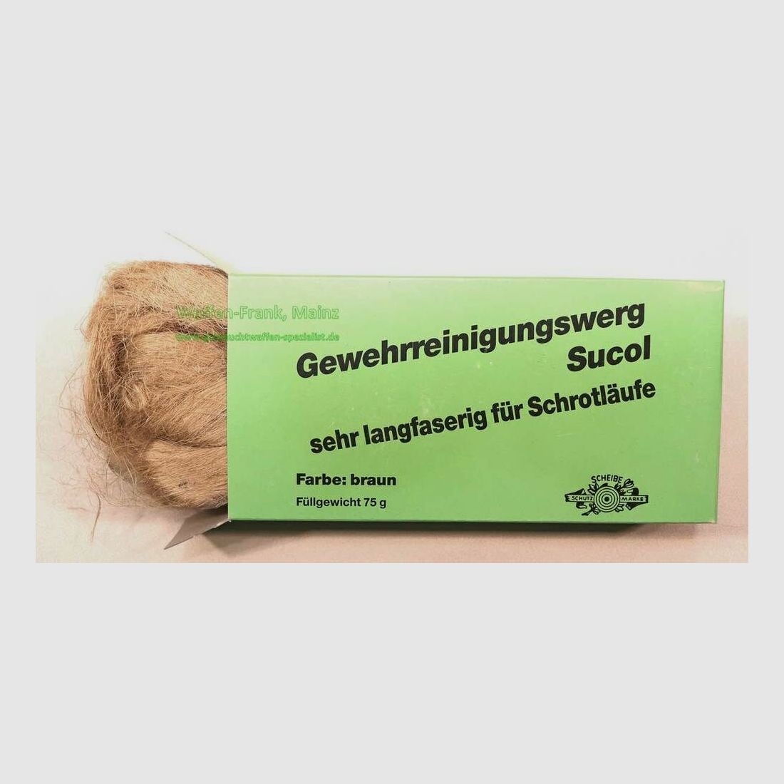 Scheibe Schutzmarke Gewehrreinigungswerg Sucol