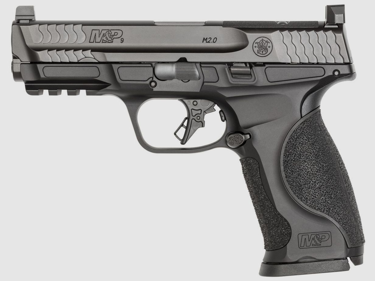 Pistole SMITH & WESSON M&P9 M2.0 Metal NTS 4,25″ (hohe Visierungen)