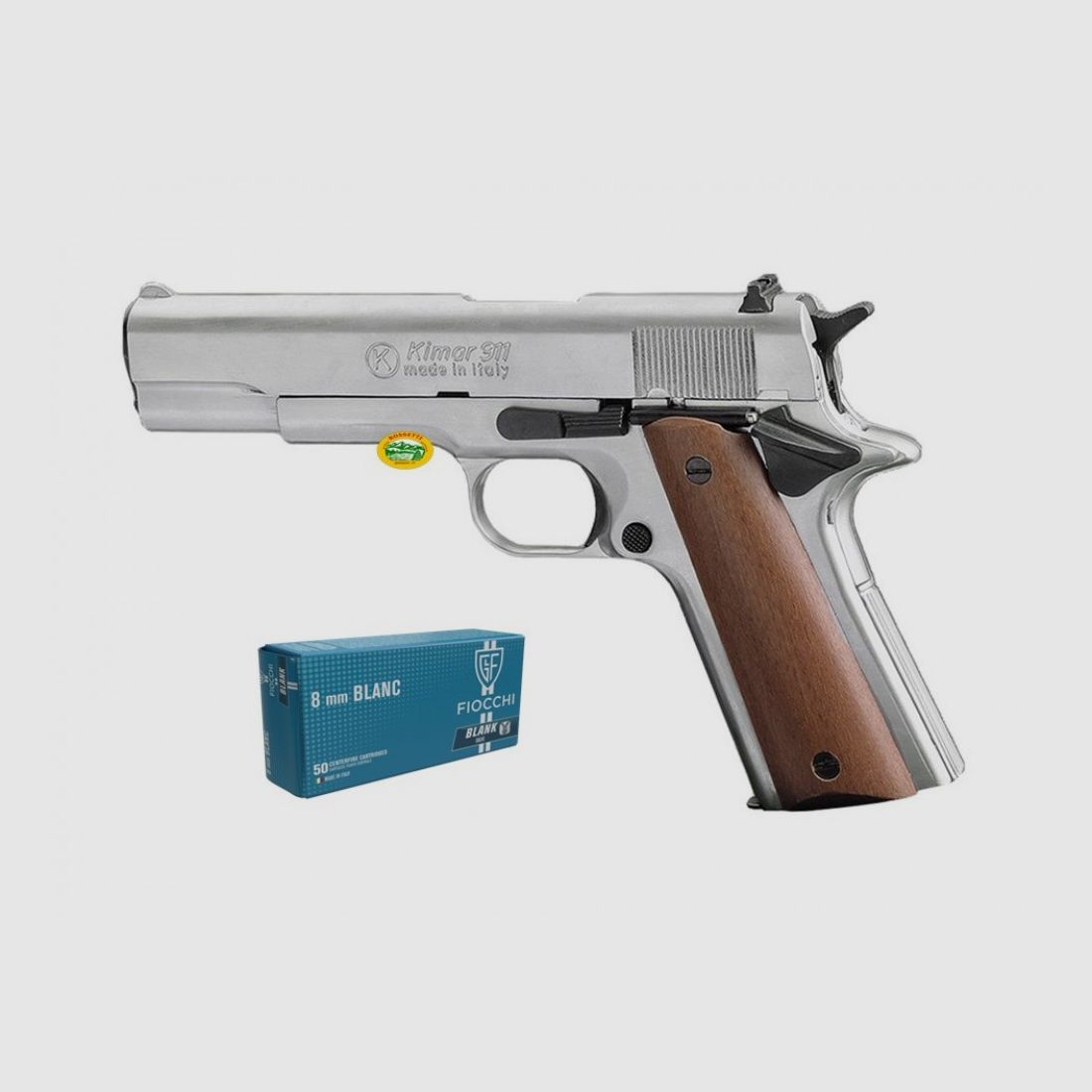 KIMAR 1911 verchromt Kal. 8 mm - Schreckschusswaffe