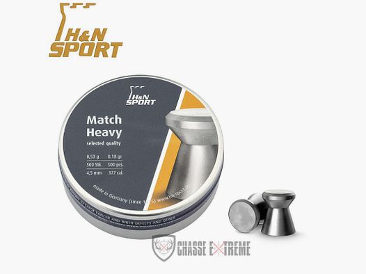 500 Diabolos H&N Match Heavy Kal. 4,5 mm
