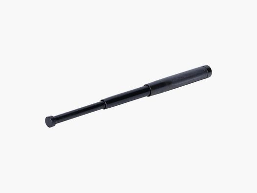 KH Security Mini bastone telescopico 12 pollici senza anello portachiavi nero