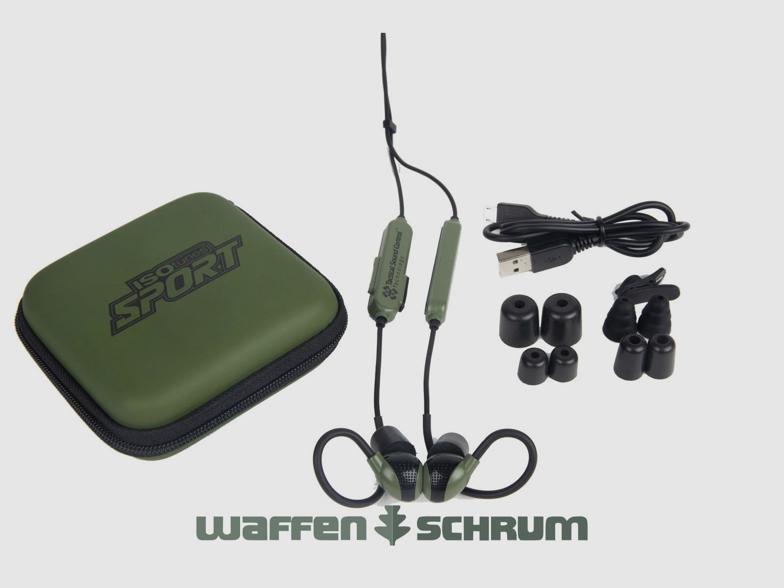 ISOtunes Sport Advance Tactical / mit Bluetooth / grün /
