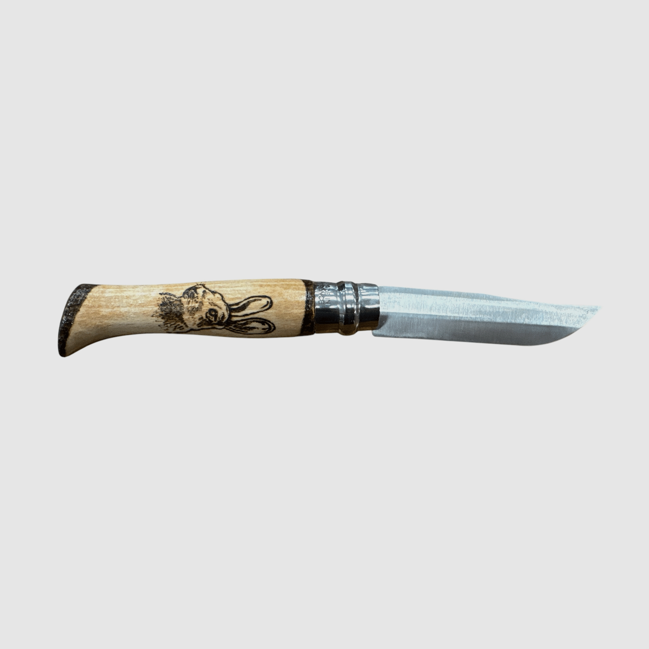 MESSER – OPINEL – N.9 CARBON HANDGEFERTIGT MIT HASEN, Bild 4 von 4