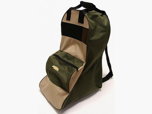 Borsa porta stivali con ricamo di cinghiale