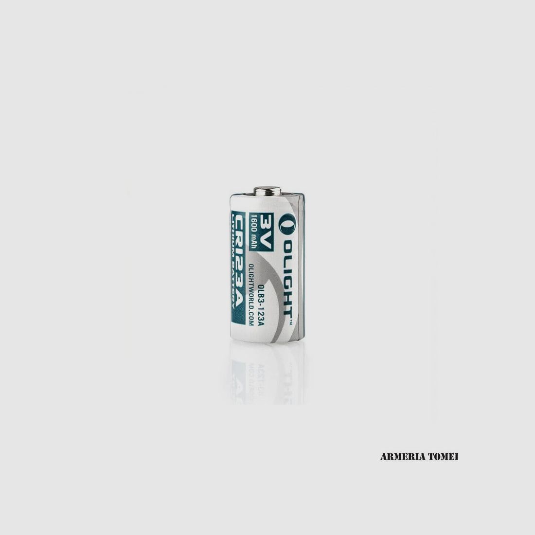 BATTERIA – OLIGHT – CR123A 3V 1.600 mAh PER S1 BATON, H1 NOVA, immagine 1 di 2