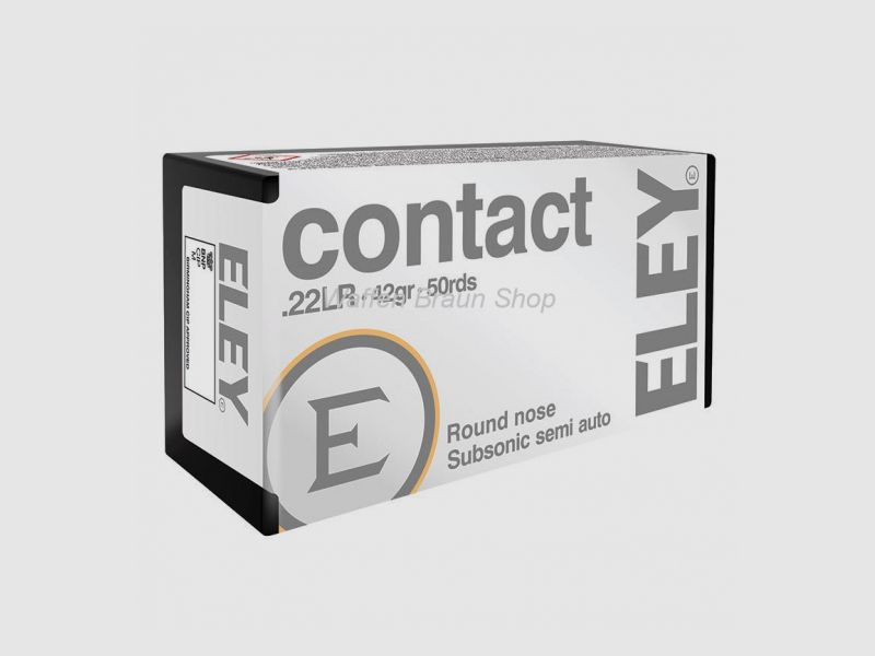 ELEY Contact .22lr RN 42 grain 50 Stück