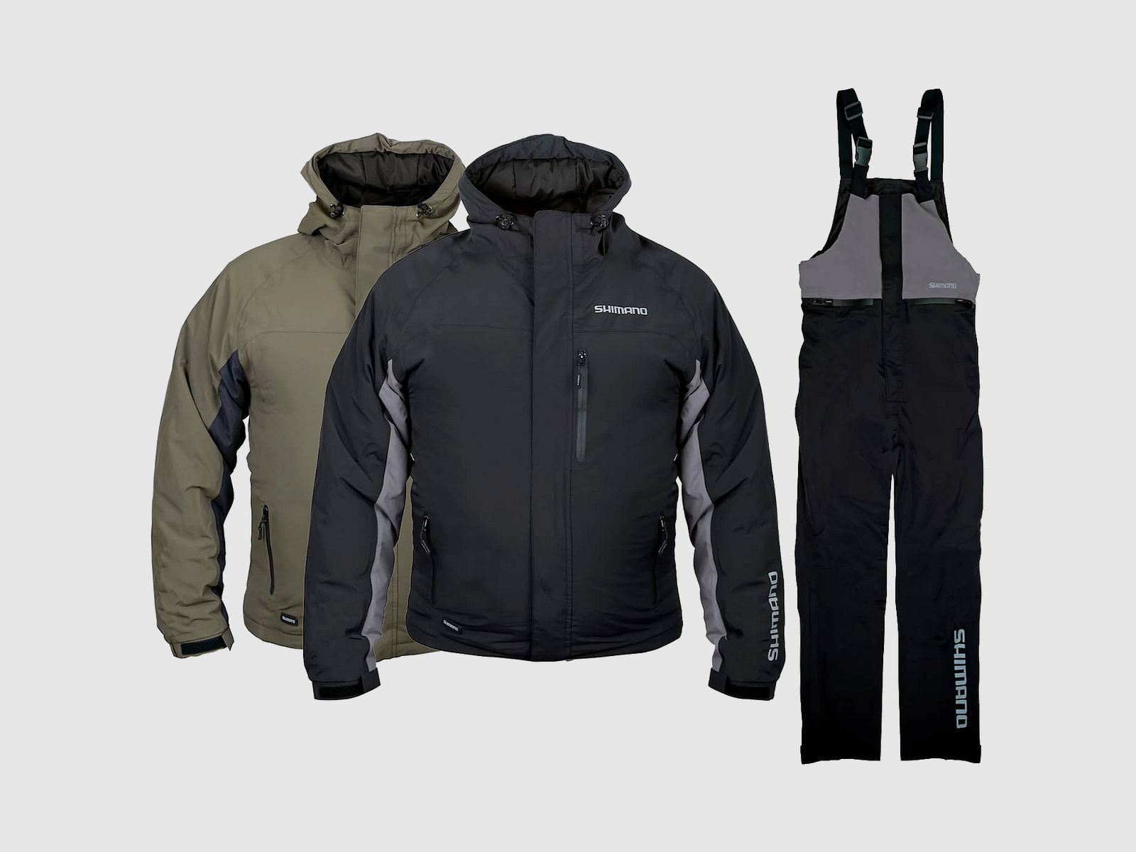 Shimano Jacke / BIBs Angelset gefüttert