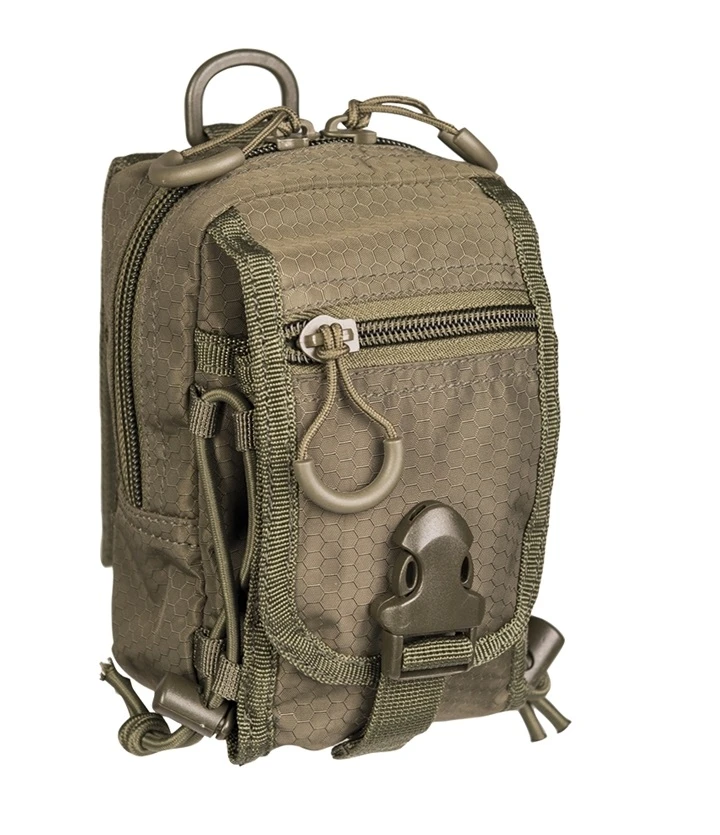 HexTac magazine pouch waterproof Mil-tec green