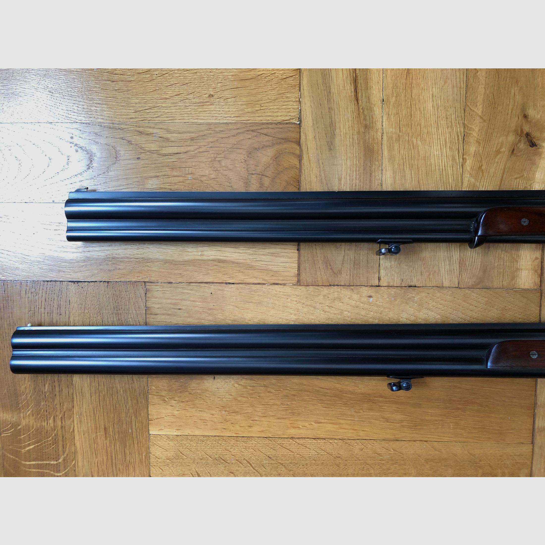 Bockdoppelbüchse Merkel BDB 221E 8x57JRS / Zeiss Diavari 3-12x56 (incl. verwisselbare lopen: BBF 7x57 R & 12/70 en BF 12/70 ) Bj. 1988