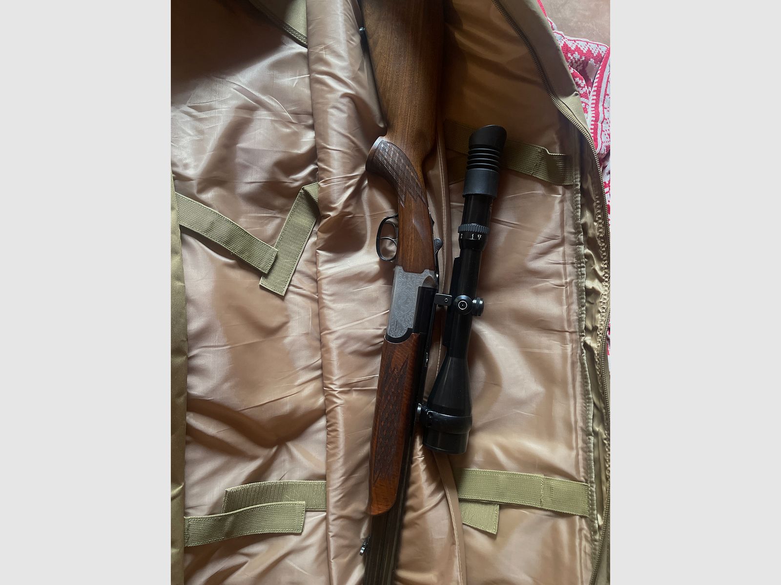 Antonio Zoli De Luxe Bockbüchsflinte 9,3x74R / 12/70 + .222 Einstecklauf + Schmidt & Bender 2,5–10 Top Zustand