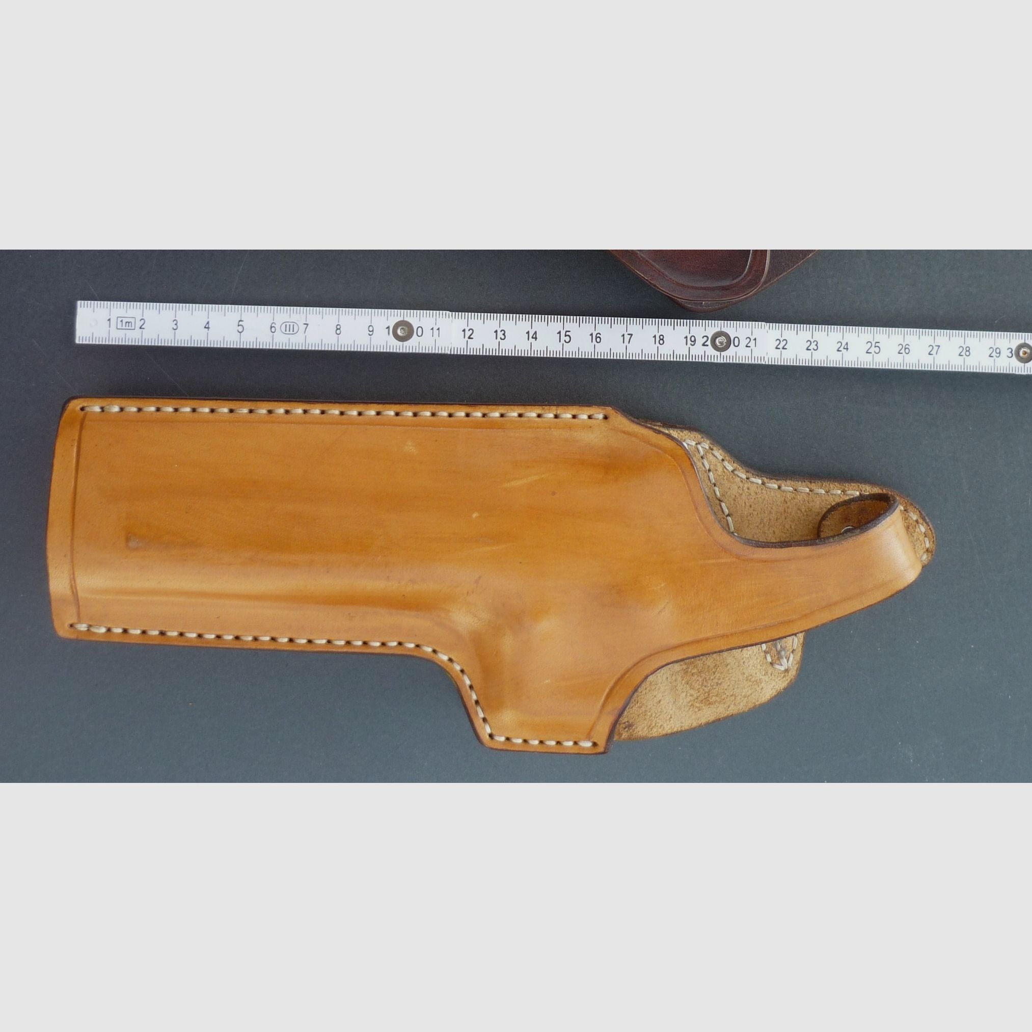 HKDesign Holster Art. Nr. 003 mit Teflon Kornschiene und Snapverschluss für Desert Eagle - für Linkshänder