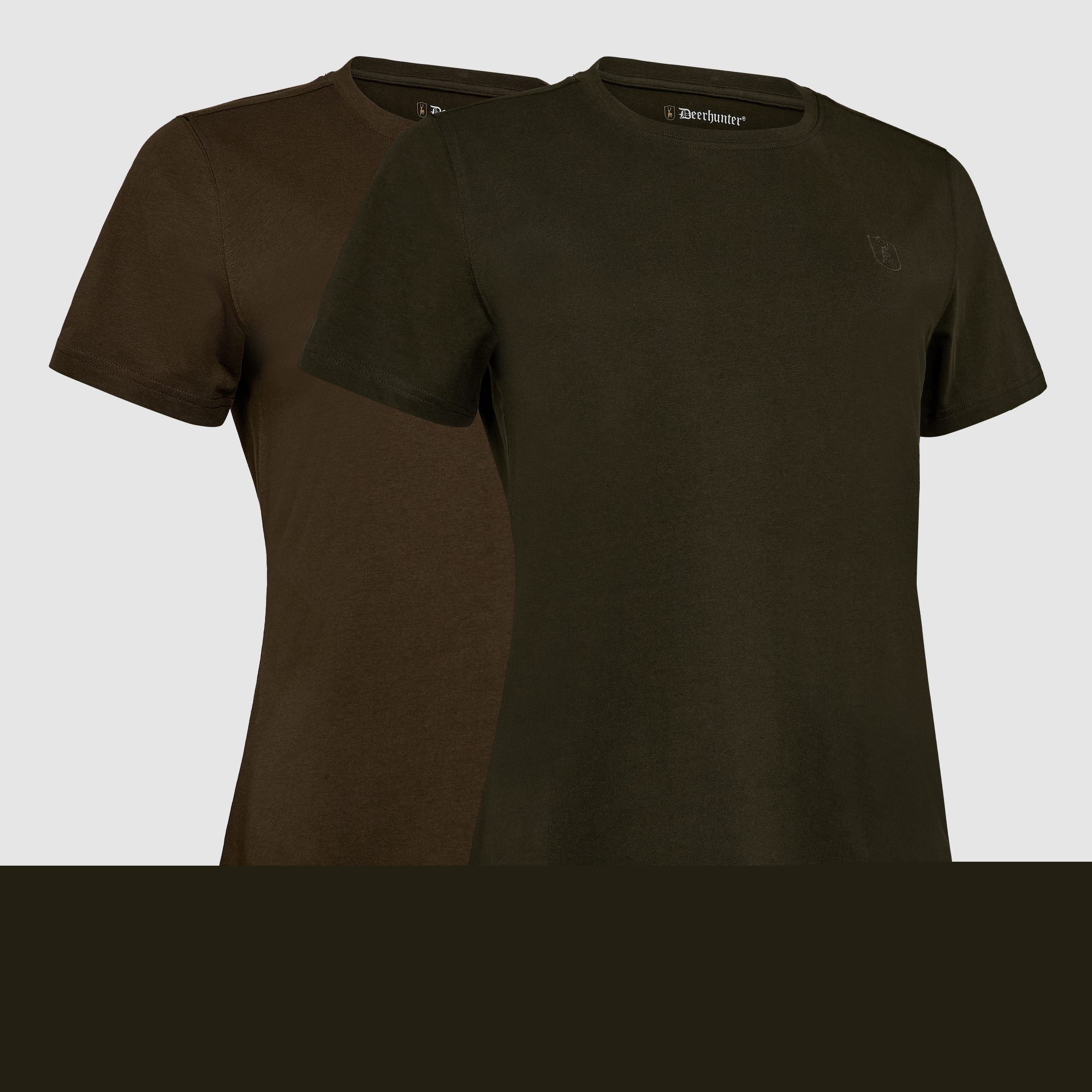 Lady 2er-Pack T-Shirts - Fallen leaf / Timber – Kleidergröße Damen: 42