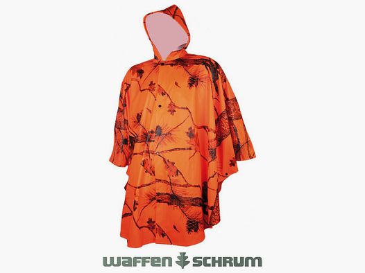 Treeland Poncho PU orange Camo