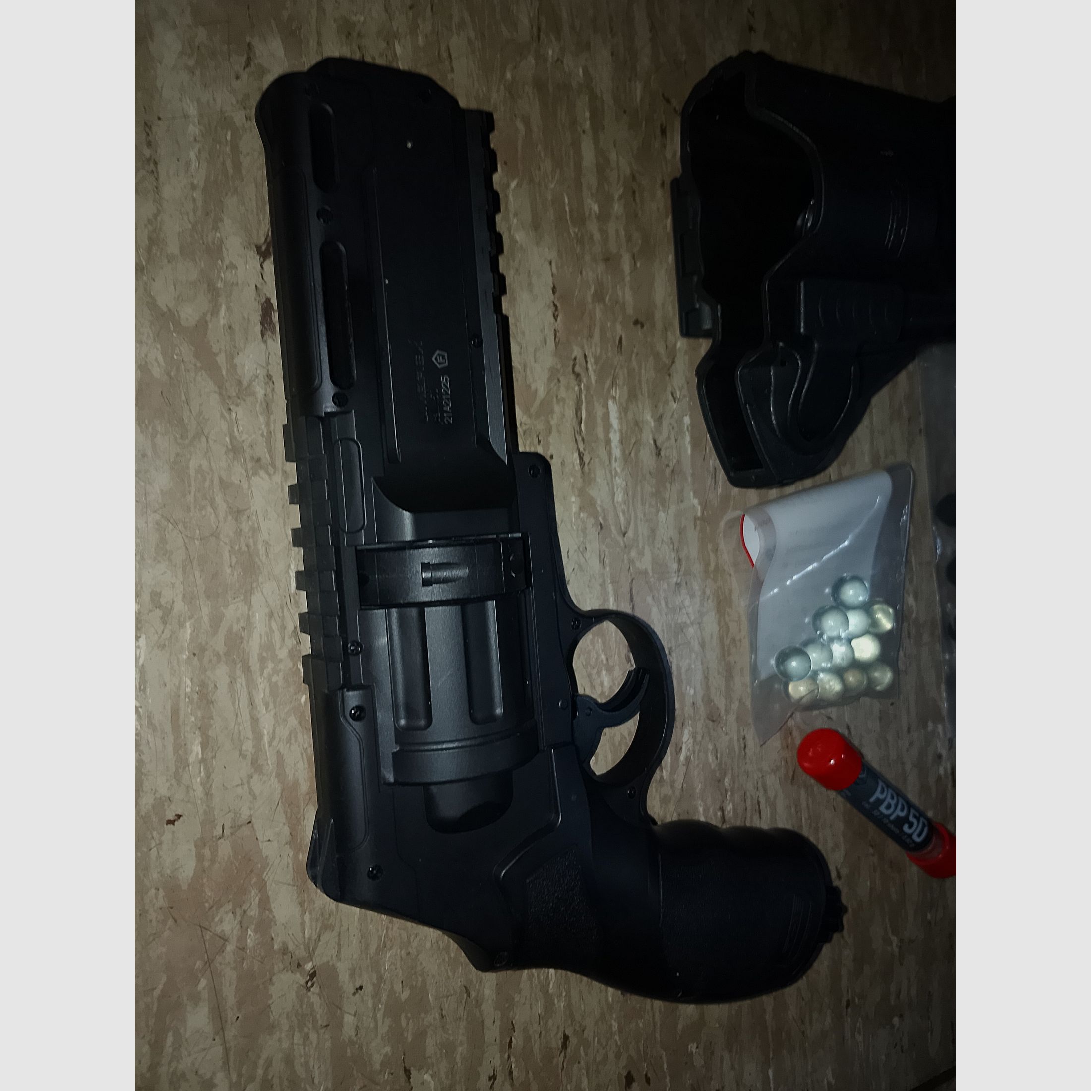 HDR 50 tr50 Marker Gen1 T4E Cal .50 Set Kit Pepper- Rubber- Glass- projectiles Holster Laser CO2 like new / new