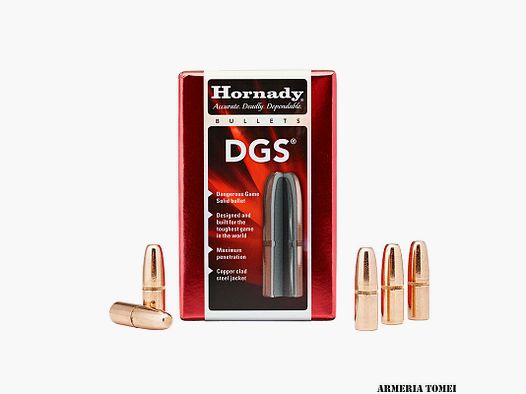 WIEDERLADUNGSGESCHOSSE – HORNADY – 375H&H Kal. 375 300 gr DGS® (50 STK)