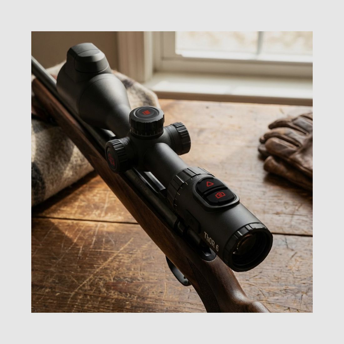 ATN VISOR THOR 6 Elite LRF 2-16X VISOR TÉRMICO, imagen 7 de 9
