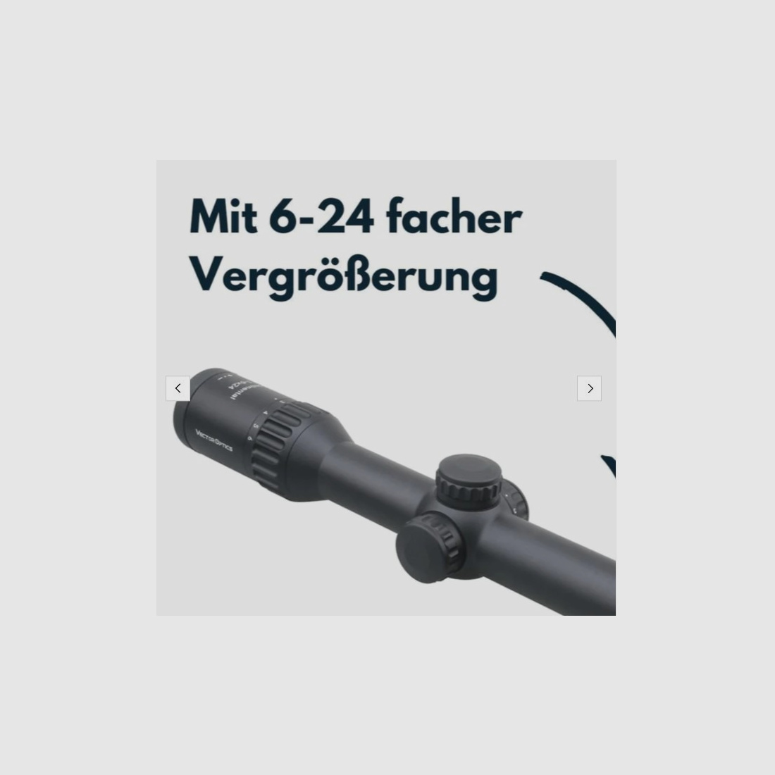 Vector Optics SCOC-23 Continental Zielfernrohr 1-6x24SFP - Montage für 21mm Picatinny/Weaver