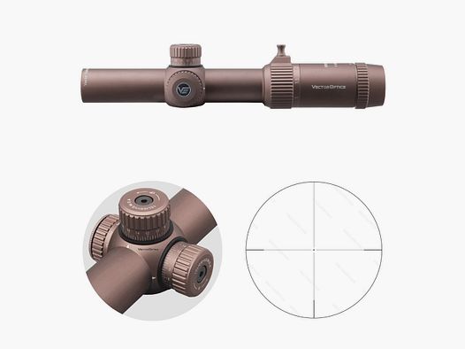 Vector Optics SCOC-32 Forester 1-5×24 GenII Coyote FDE – 11mm Dovetail