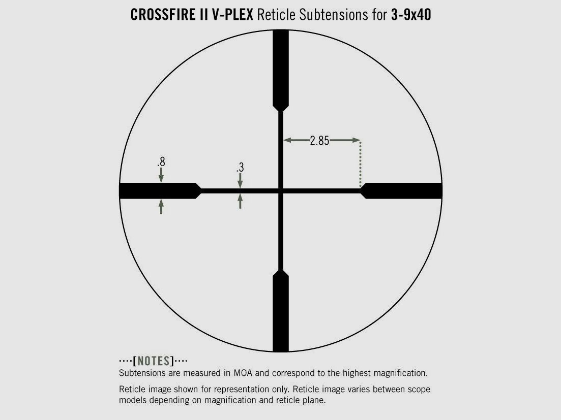 Vortex Crossfire II 3-9X40 Zielfernrohr, Bild 8 von 10