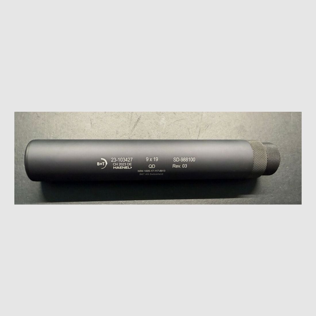 B&T AG (Brügger & Thomet) SMG / PDW suppressor QD