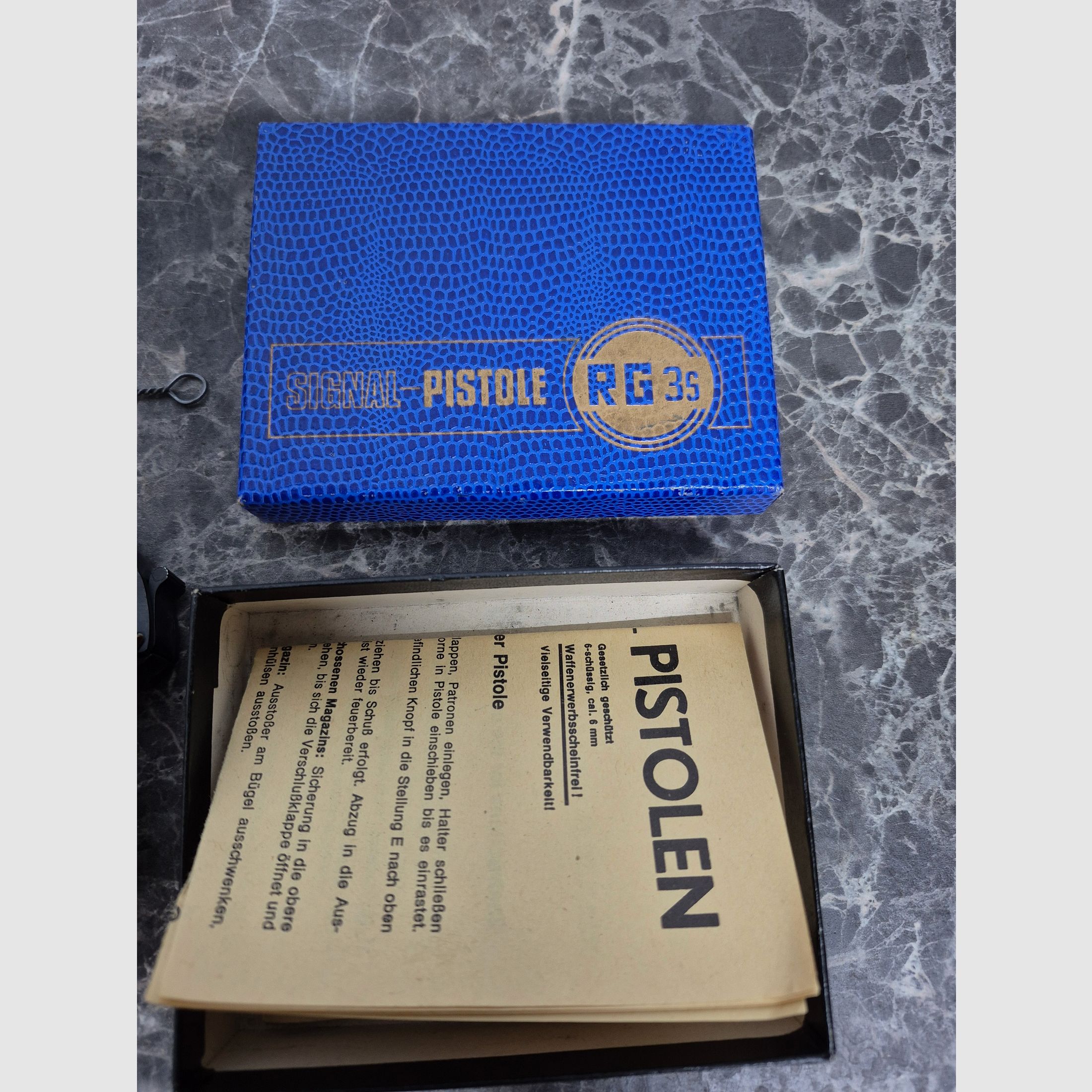 Pistolet d'alarme / gaz / signal Röhm RG3, 6 mm