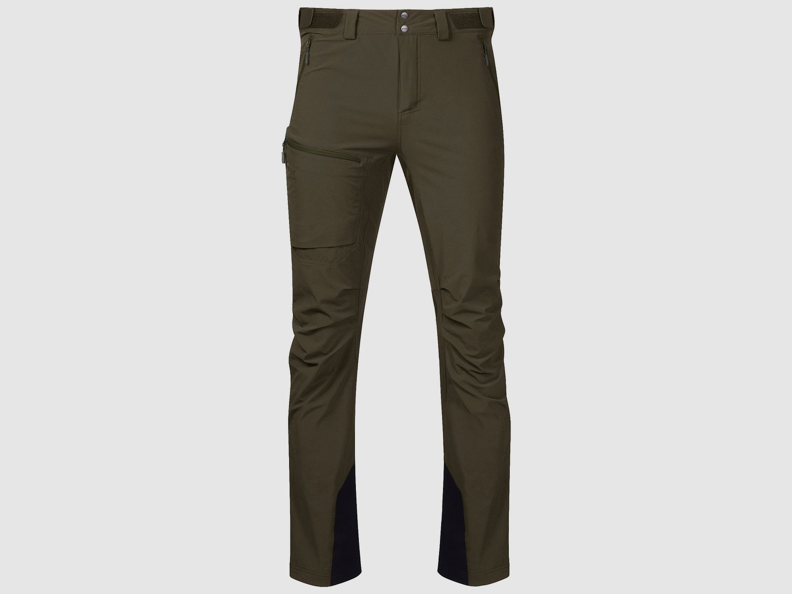 Bergans Breheimen Softshell Hose Herren Dunkelgrün Schlamm L