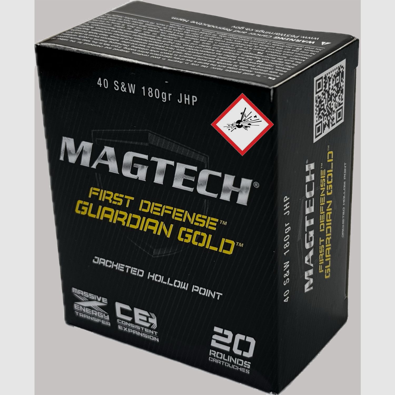 Magtech Fangschusspatrone Guardian Gold .40S&W JHP 180grs