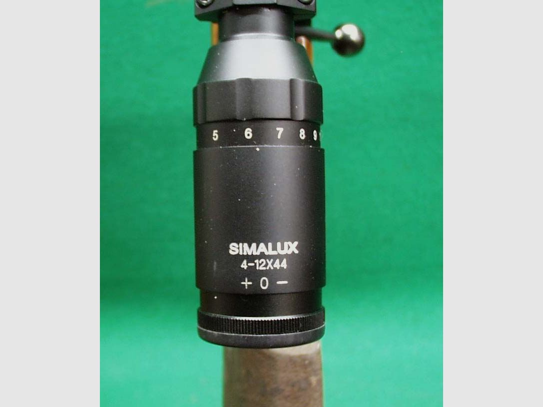 Walther match rifle with scope