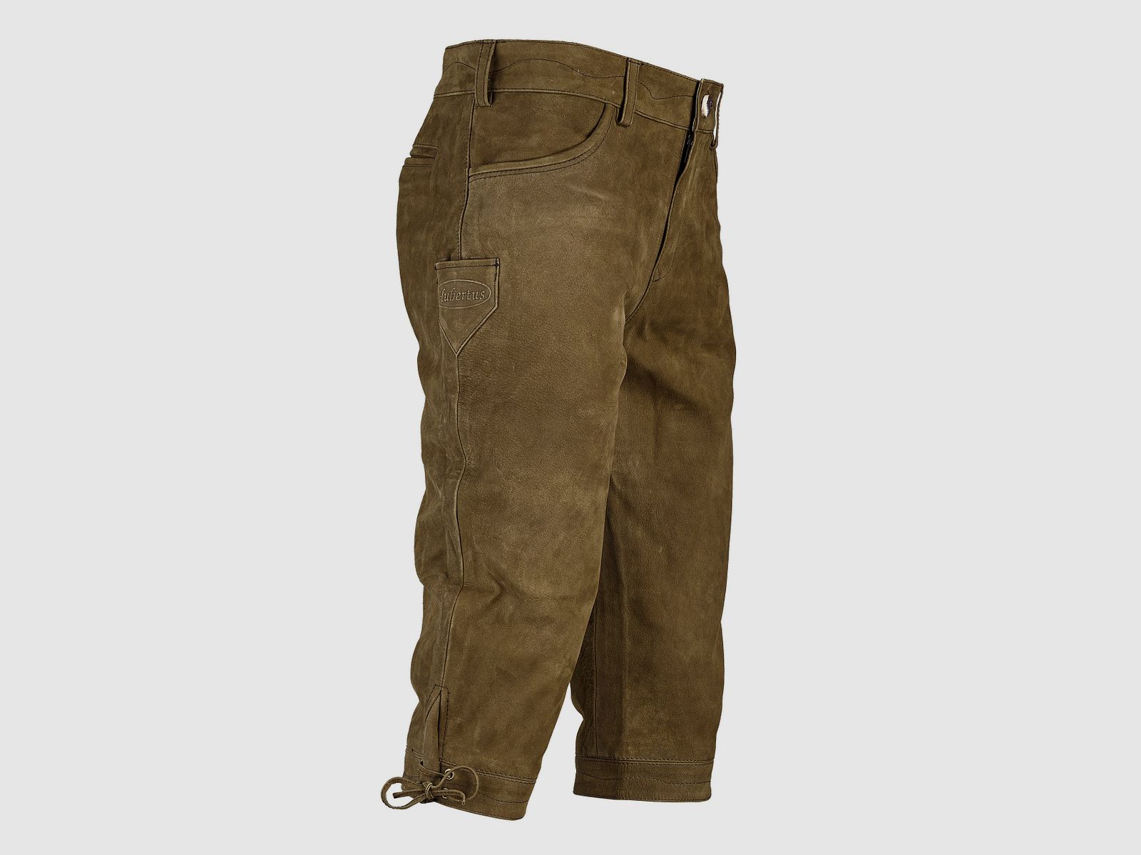 Hubertus Herren-Leder-Kniebundhose