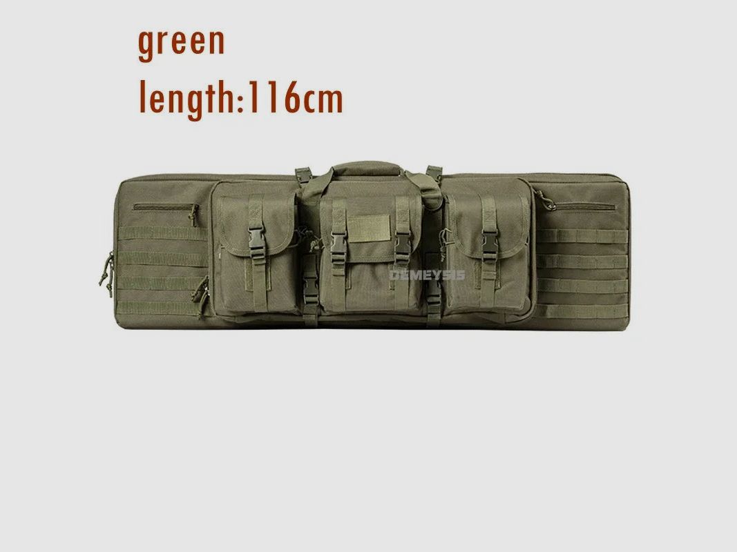 Taktische MOLLE-Waffentasche für 2 Gewehre – 600D Oxford – Rucksack & Tasche – 95 cm / 116 cm – Airsoft, Jagd, Schießsport