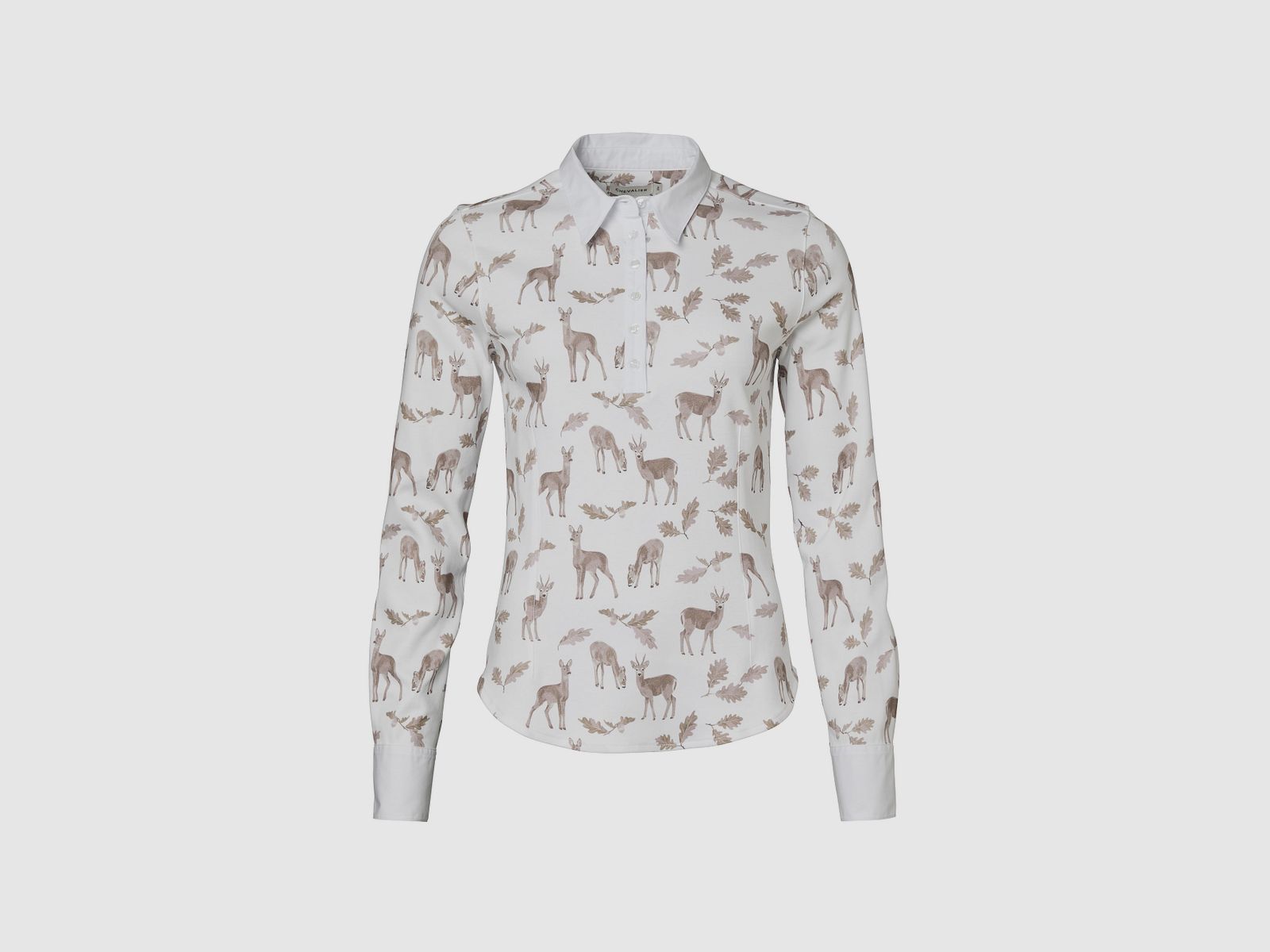 Chevalier Leslie Half Placket Jersey Shirt Women Oh Deer Pink 48W