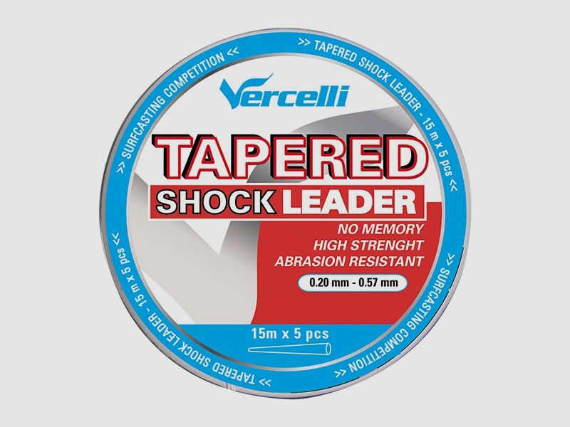 TAPERED SHOCK LEADER TRANSPARENTE VERCELLI
