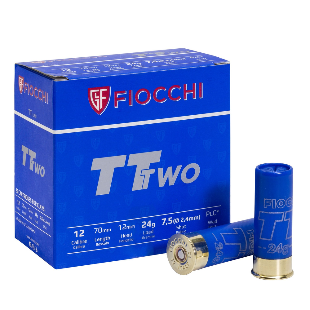 Fiocchi TT Two Trap munitie 12/70 7,5 24 g