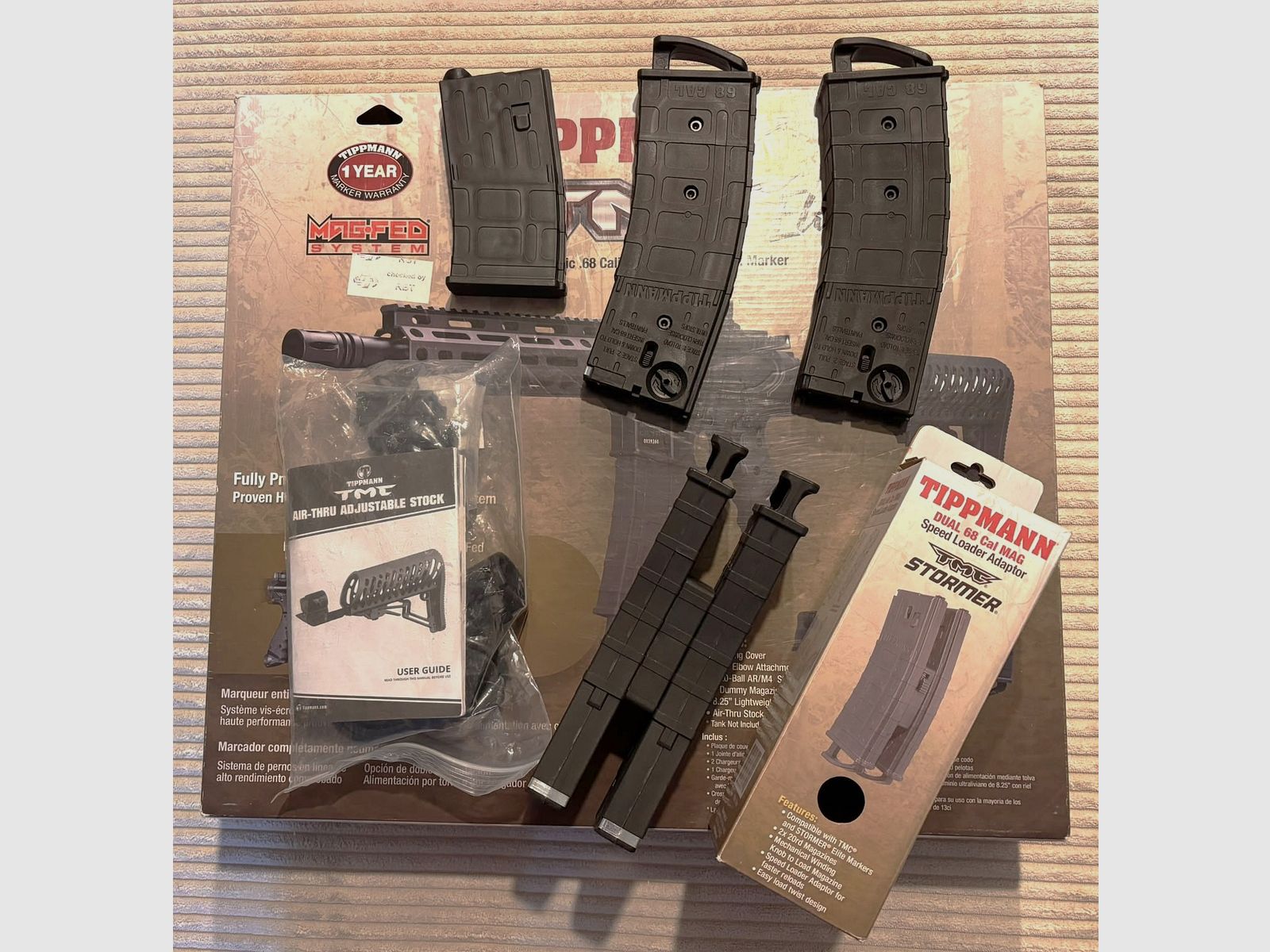 Tippmann TMC Elite in .68 Top accessories