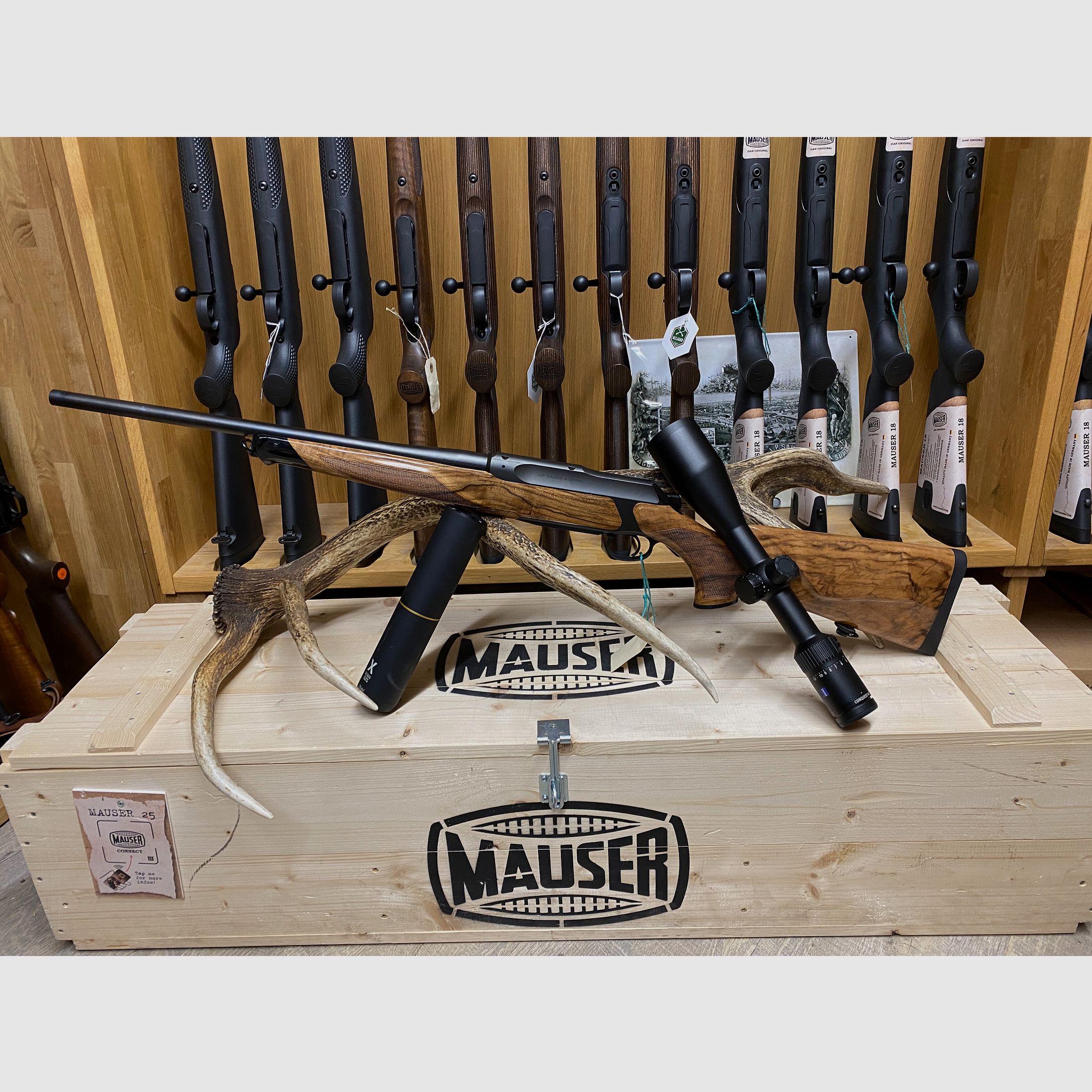 Sauer 505 Ergo Lux, mit Zeiss Conquest V4 3-12x56