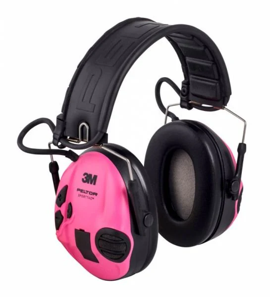 PELTOR – Gehörschutz / Sporttac / 26 dB / Pink / Grün-