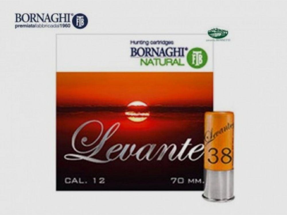 BORNAGHI Patronen Levante Kal.12 gr.38 pb.3 spezielle Taube