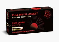 GECO 9 mm Luger Full Metal Jacket SPECIAL SELECTION 8,0g/124gr 1000 St.