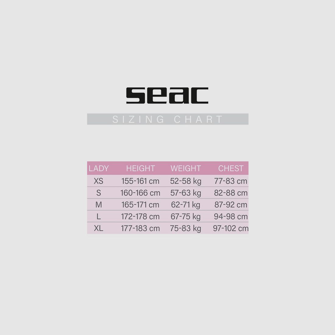 SEAC SUB PACE LADY 2,5/3,5MM, immagine 6 di 6