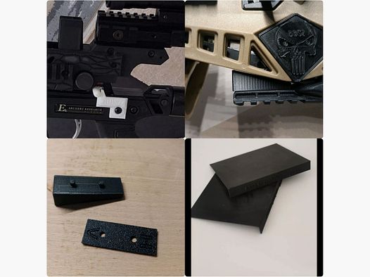 Cobra Adder Keil Picantinnyschiene , Magazinverengung, Sicherungsschieber 