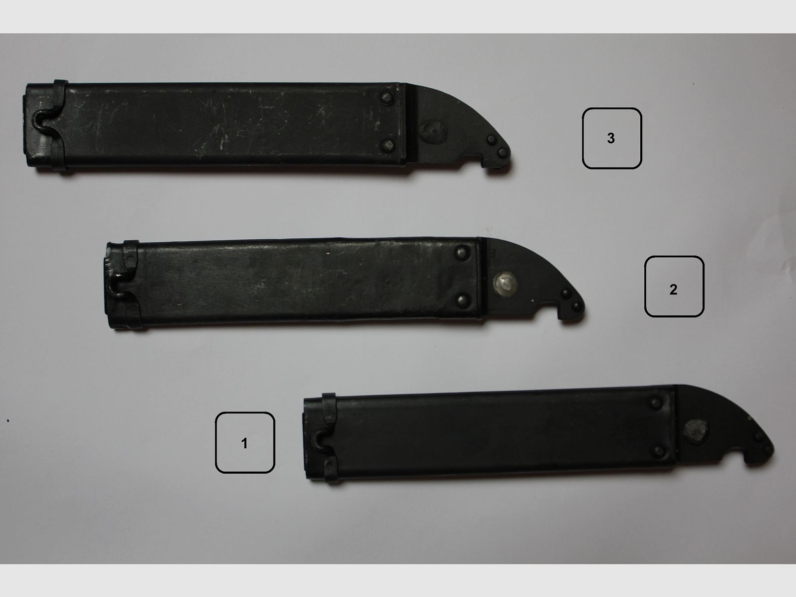 VB Rumänische 6h3 AK Bajonette Kombination frei wählbar (Romanian 6x3 AK Bayonets)
