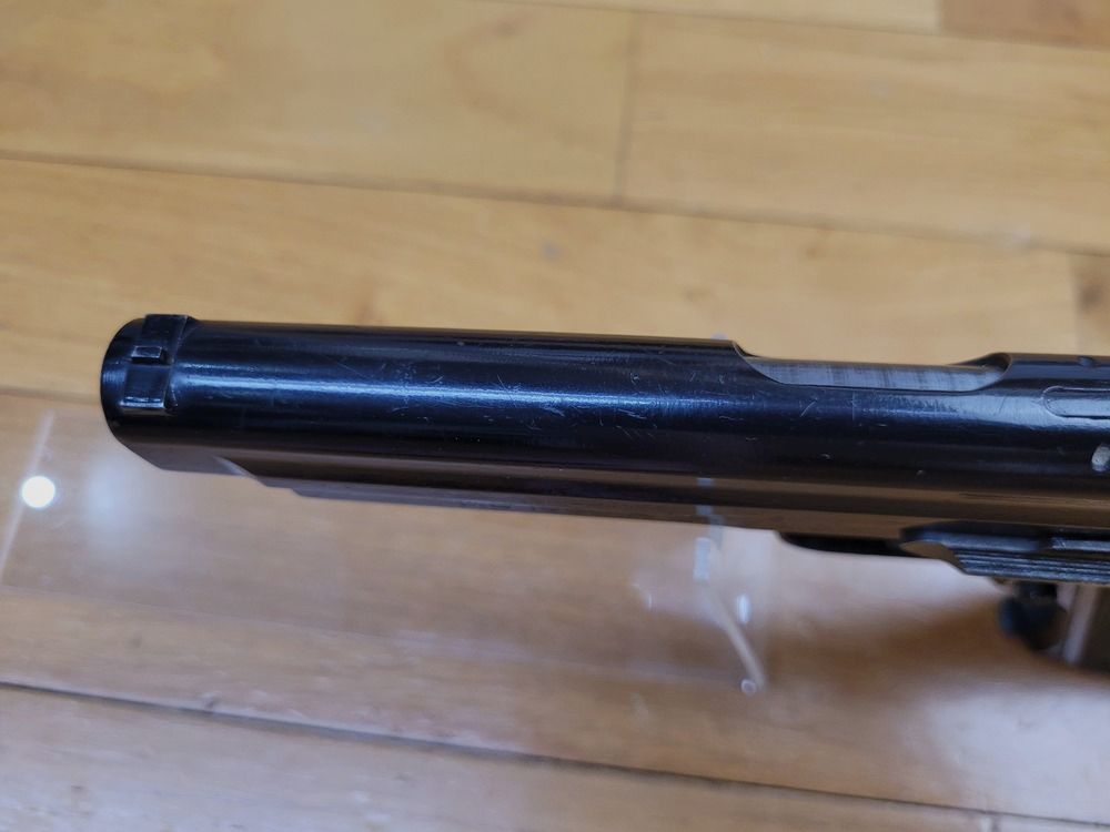 Beau et rare Pistolet PA 35A – Cal. 7,65 Long – Arme historique du plus haut intérêt – Père du SIG 210 – Construction SCAM durant l&rsquo;occupation – Fonctionnement parfait – 2 chargeurs – État superbe, image 14 sur 21