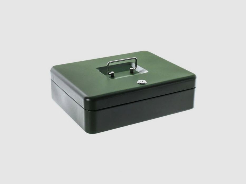 Rottner Pistolenkassette Gun Box Zylinderschloss grün, Bild 1 von 10