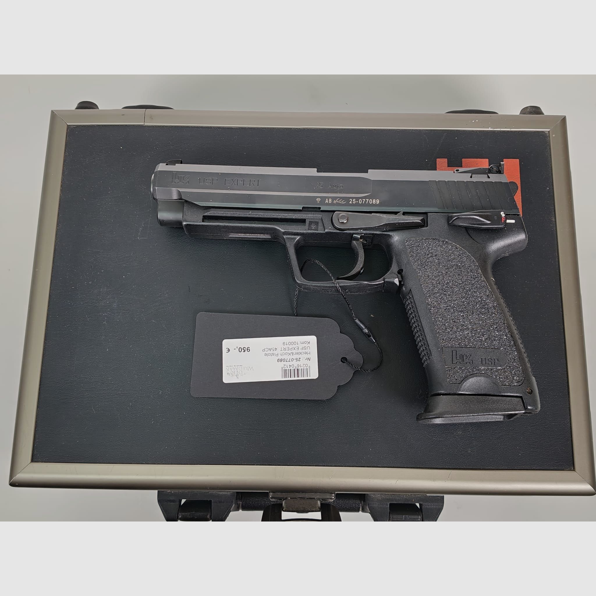 H&K USP Expert .45 ACP – originele koffer & reservemagazijn, afbeelding 1 van 4