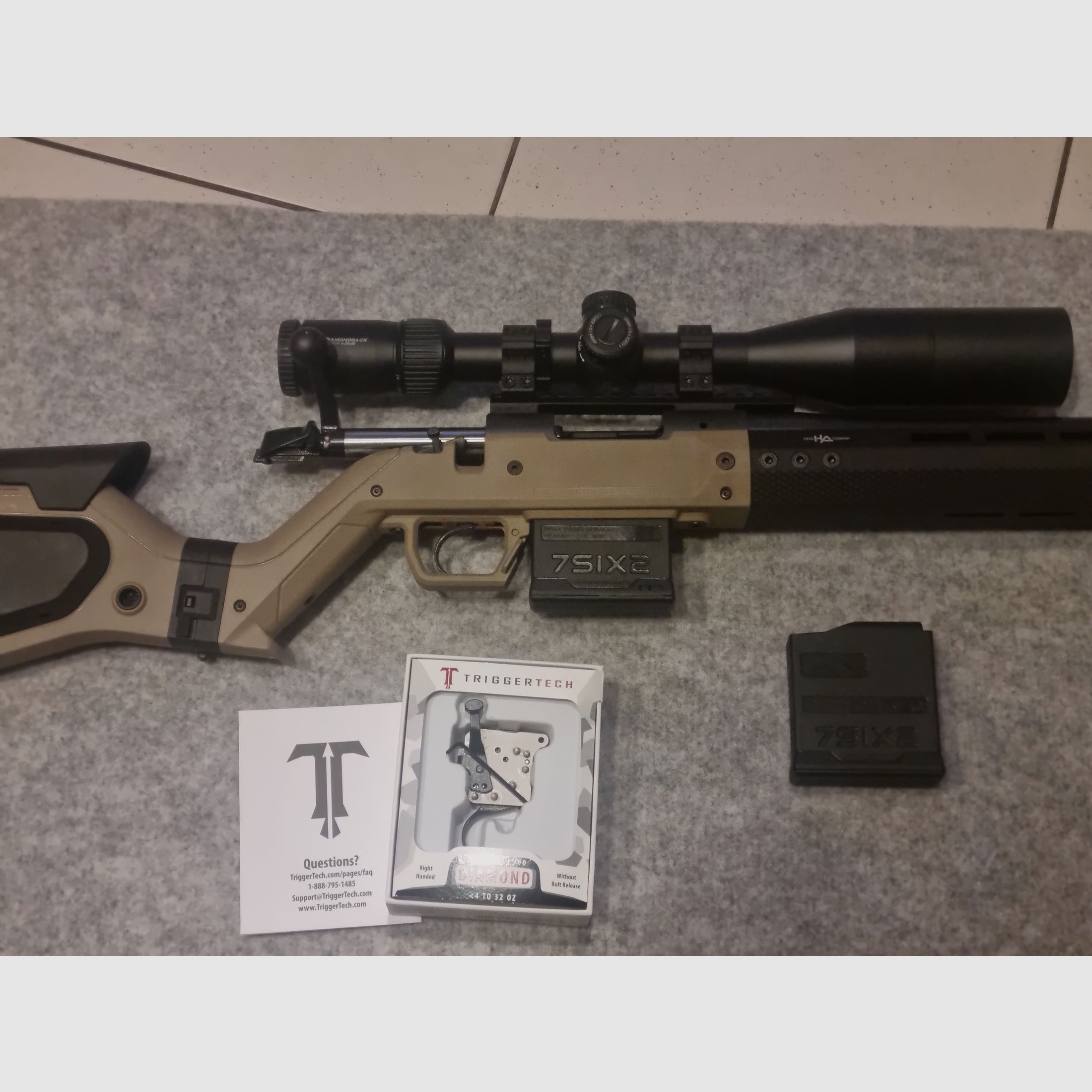 Bergara  B14 Sporter Varmint .308 Win. in 20" mit einem Hera Arms H7 Schaftsystem