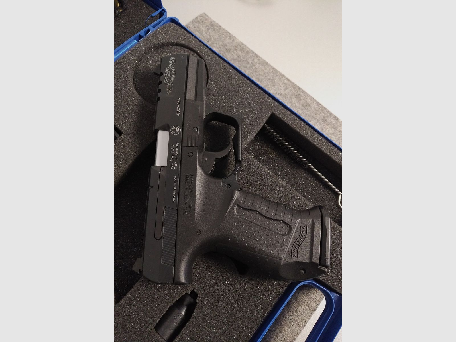 Walther 2006 P99 PAK Gas Signal 007 Special Operations PTB 762 James Bond Limited Edition 0202/1000