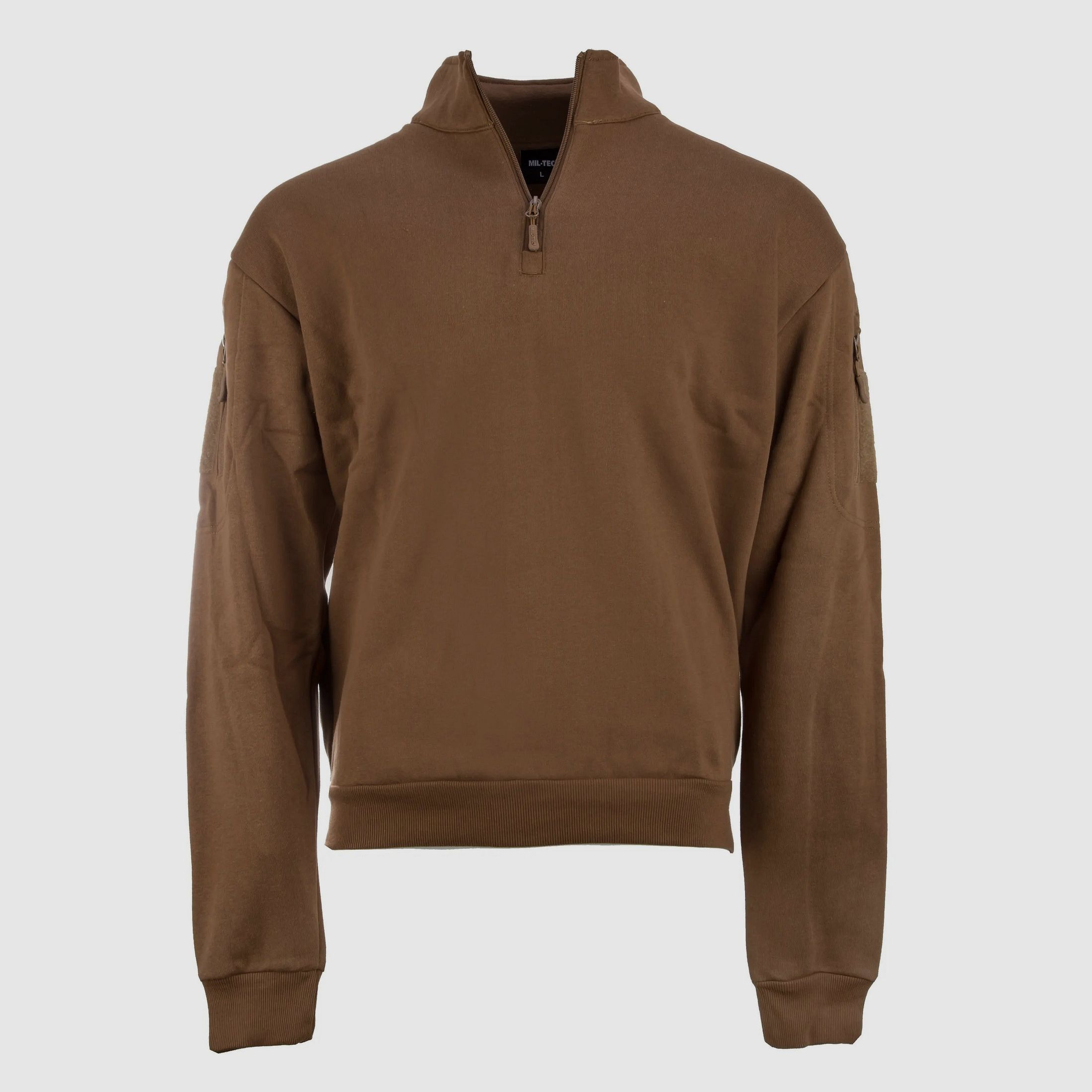 Mil-Tec Mil-Tec Tactical Sweatshirt mit Zipper dark coyote