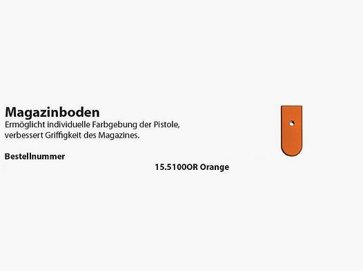 Wyss Waffen SIG P210 fond de chargeur orange