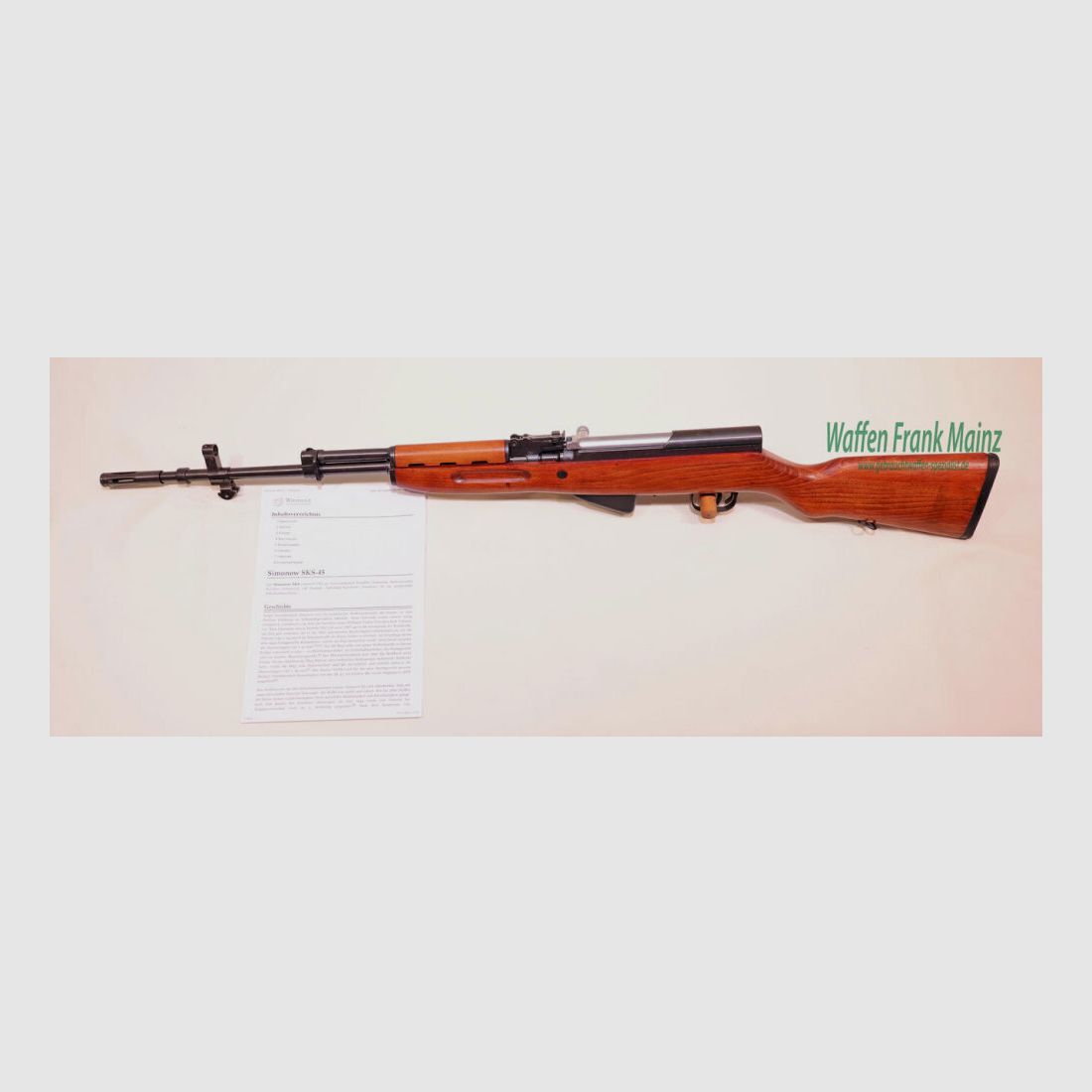 Yugoslavia WF Arms. Inc. Mod. Simonow SKS Typ M59/66