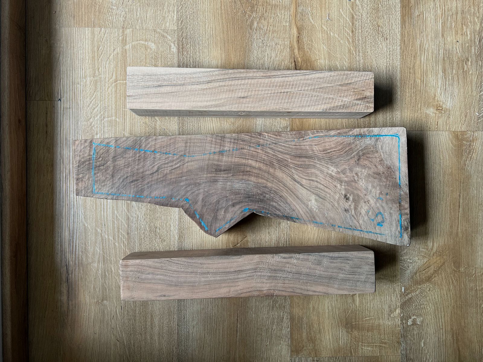 Blank stock Caucasian walnut